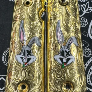 1911 Full Size Bugs Bunny Scroll Grips