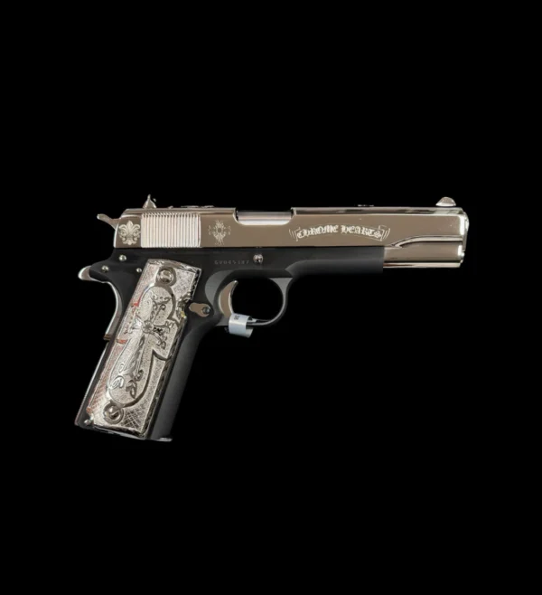 Colt 1911 Government 38 Super Chrome Hearts - Image 3