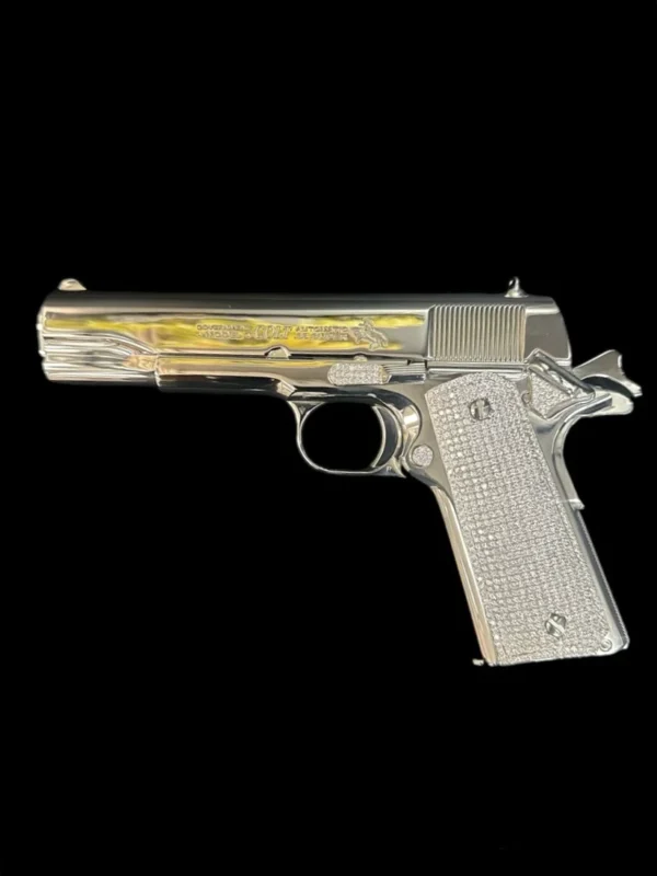 Colt 1911 Government 38 Super Moissanite Diamond