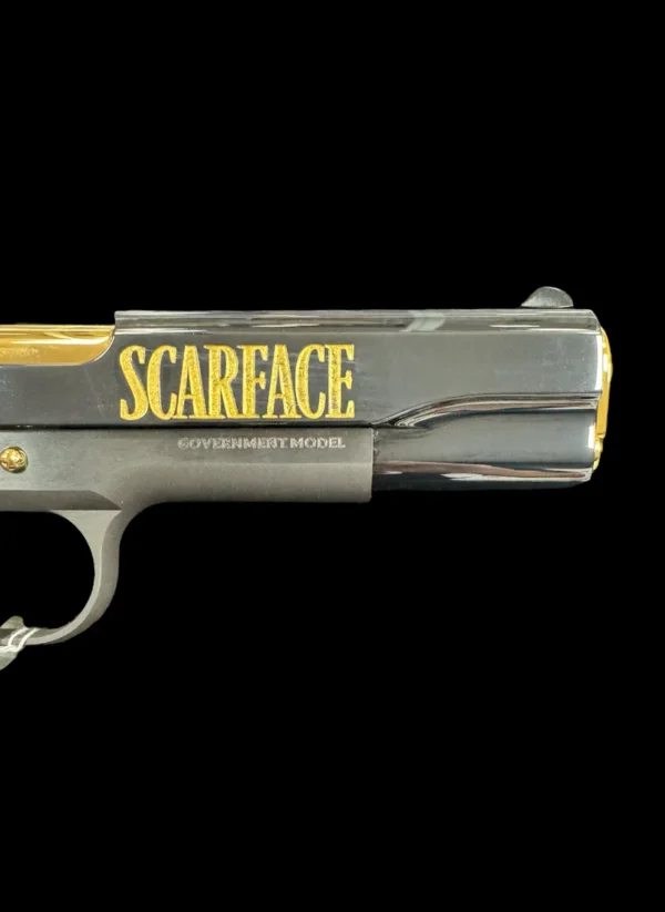 Colt 1911 Government 38 Super Blued Scarface - Image 5