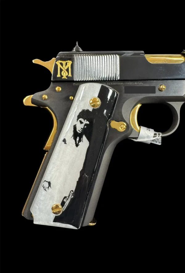 Colt 1911 Government 38 Super Blued Scarface - Image 6