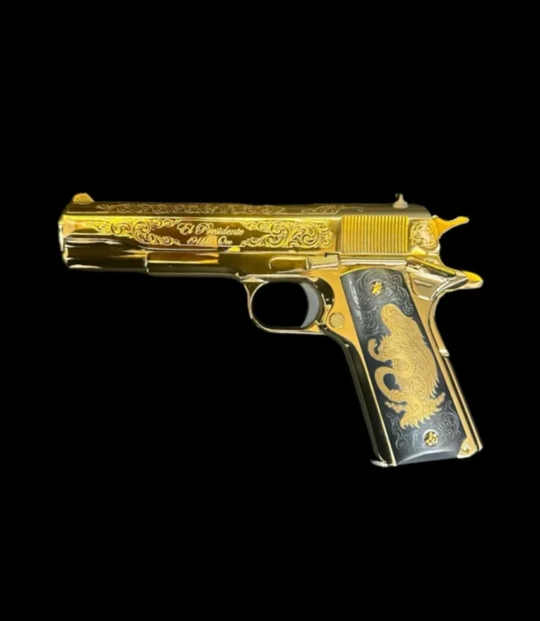 Colt 1911 Government 38 Super El Presidente De Oro