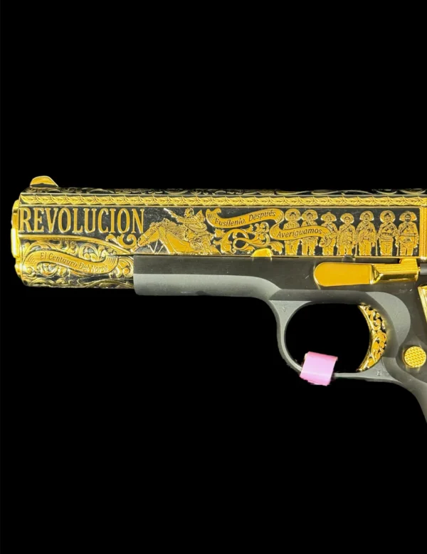 Colt 1911 Government 38 Super Pancho Villa Inked - Image 2