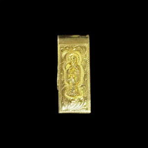 Santa Muerte Slim Money Clip